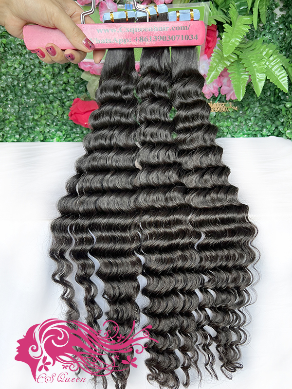 Raw Bounce Curly Tape In Extension Raw Hair 4 Pack Deals (50g/pack. 20pcs/pack)
